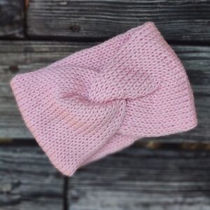 New knotted knit headband ear warmer osfm